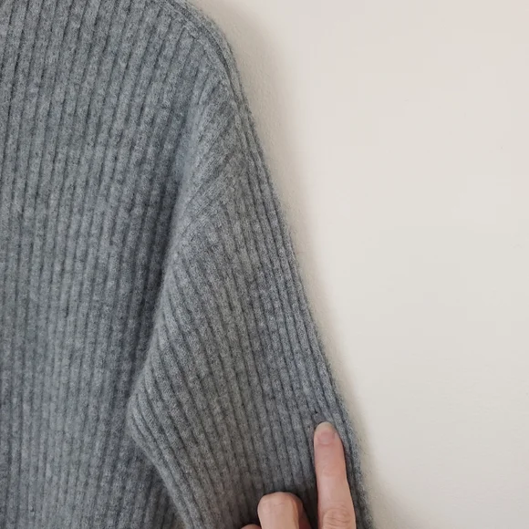 Eileen Fisher Cashmere Split Turtleneck Sweater - Picture 8 of 14